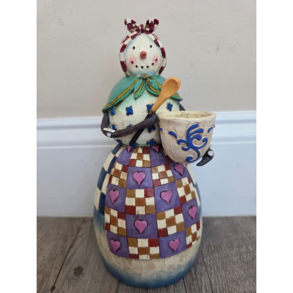 Jim Shore Heartwood Creek "Winter's Comfort" Snowman